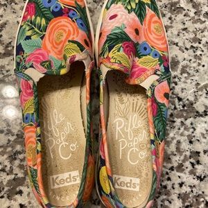 Keds Floral Sneakers EUC